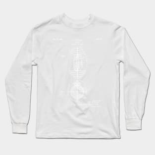 American Football Patent - Football Art - Antique Long Sleeve T-Shirt